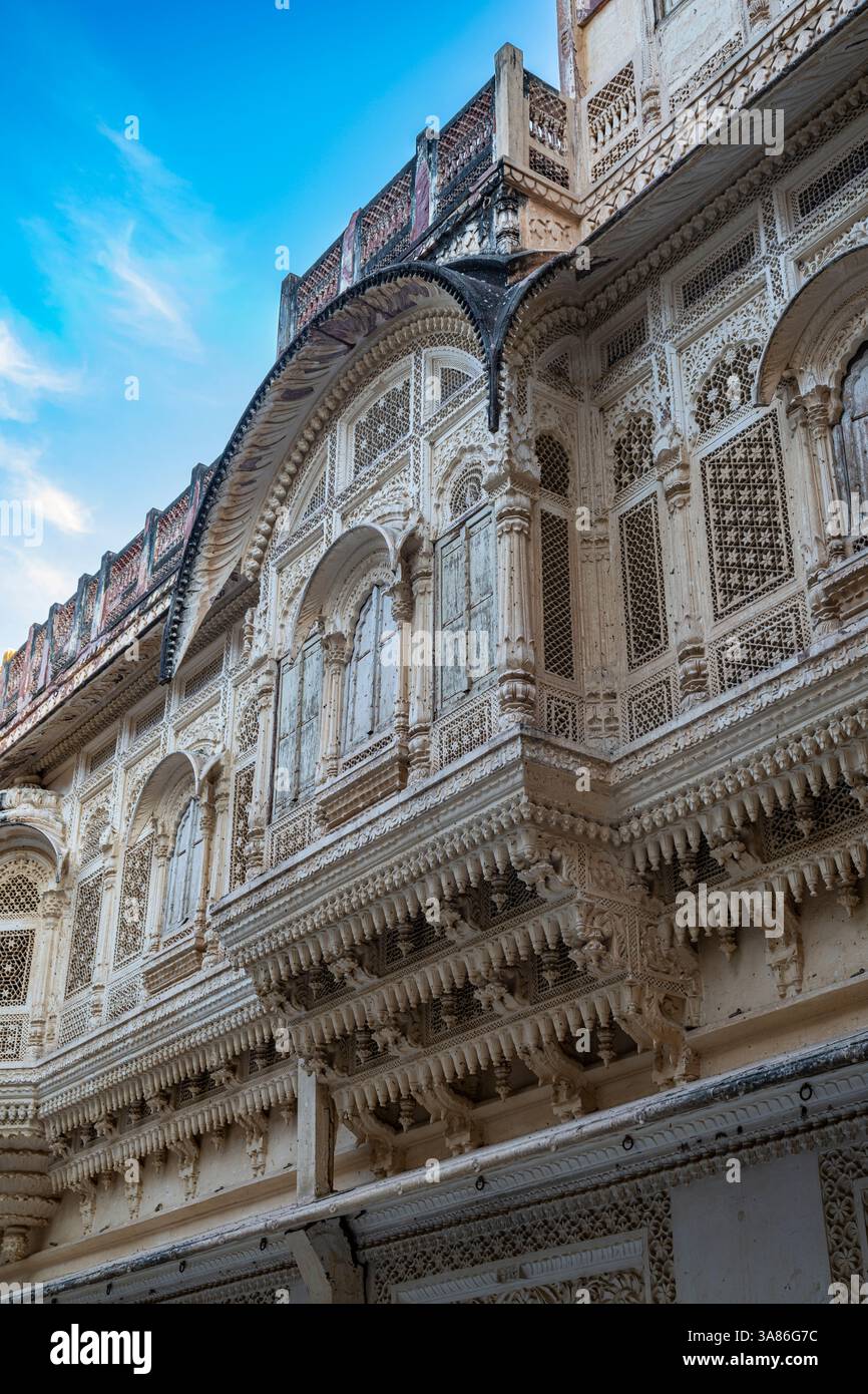 Mehrangarh Fort, Jodhpur, Rajasthan, Indien Stockfoto