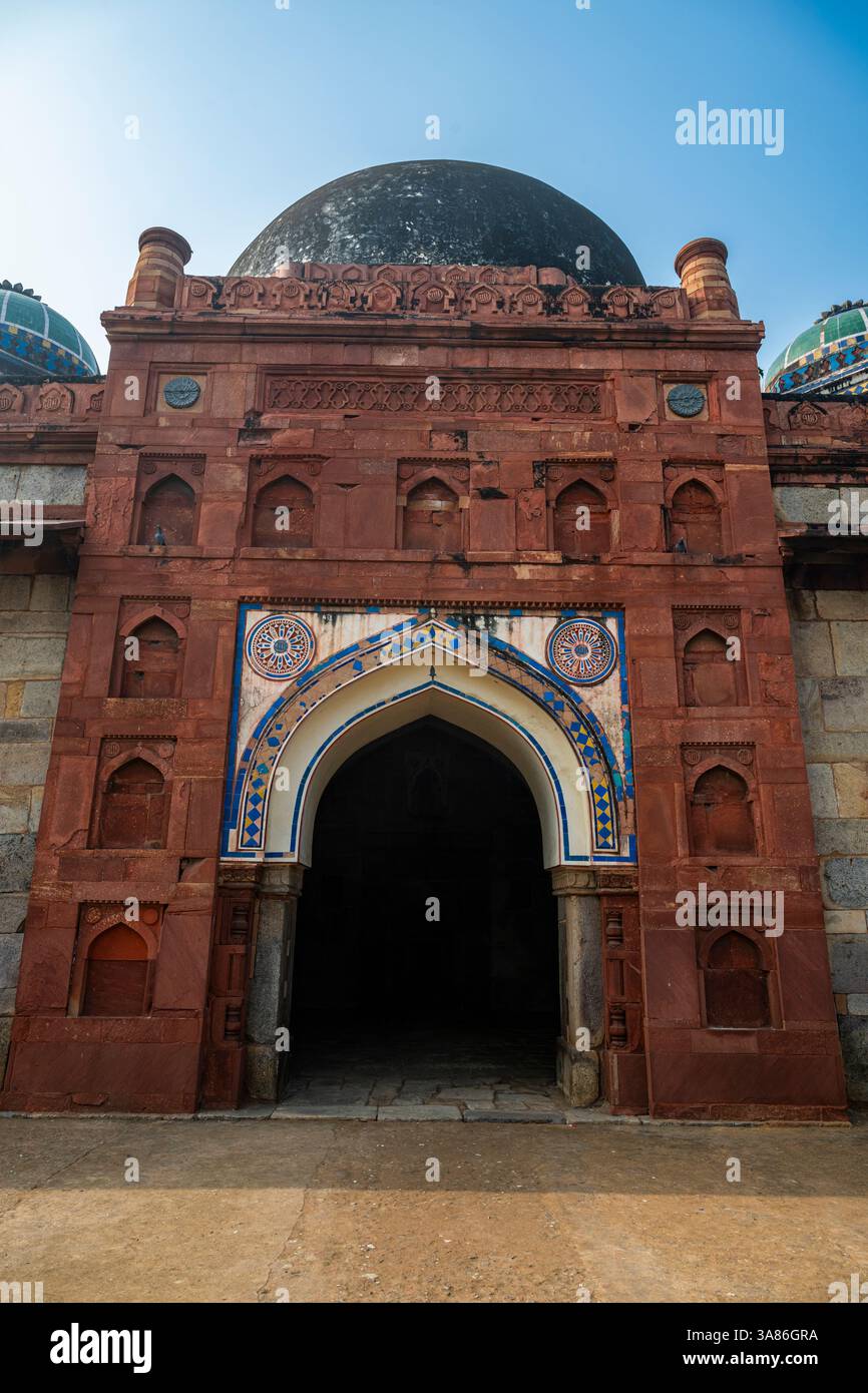 Humayuns Grabkomplex, UNESCO, Delhi, Indien Stockfoto