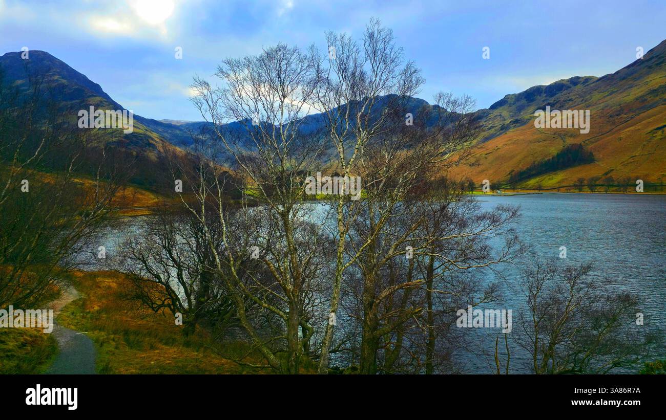 Buttermere, Lake District, Cumbria, England, Vereinigtes Königreich Stockfoto