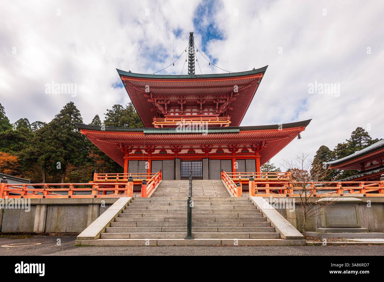 Enryakuji-Tempel des Mount Hiei, heiliger Berg, in der Nähe von Kyoto, Honshu, Japan Stockfoto