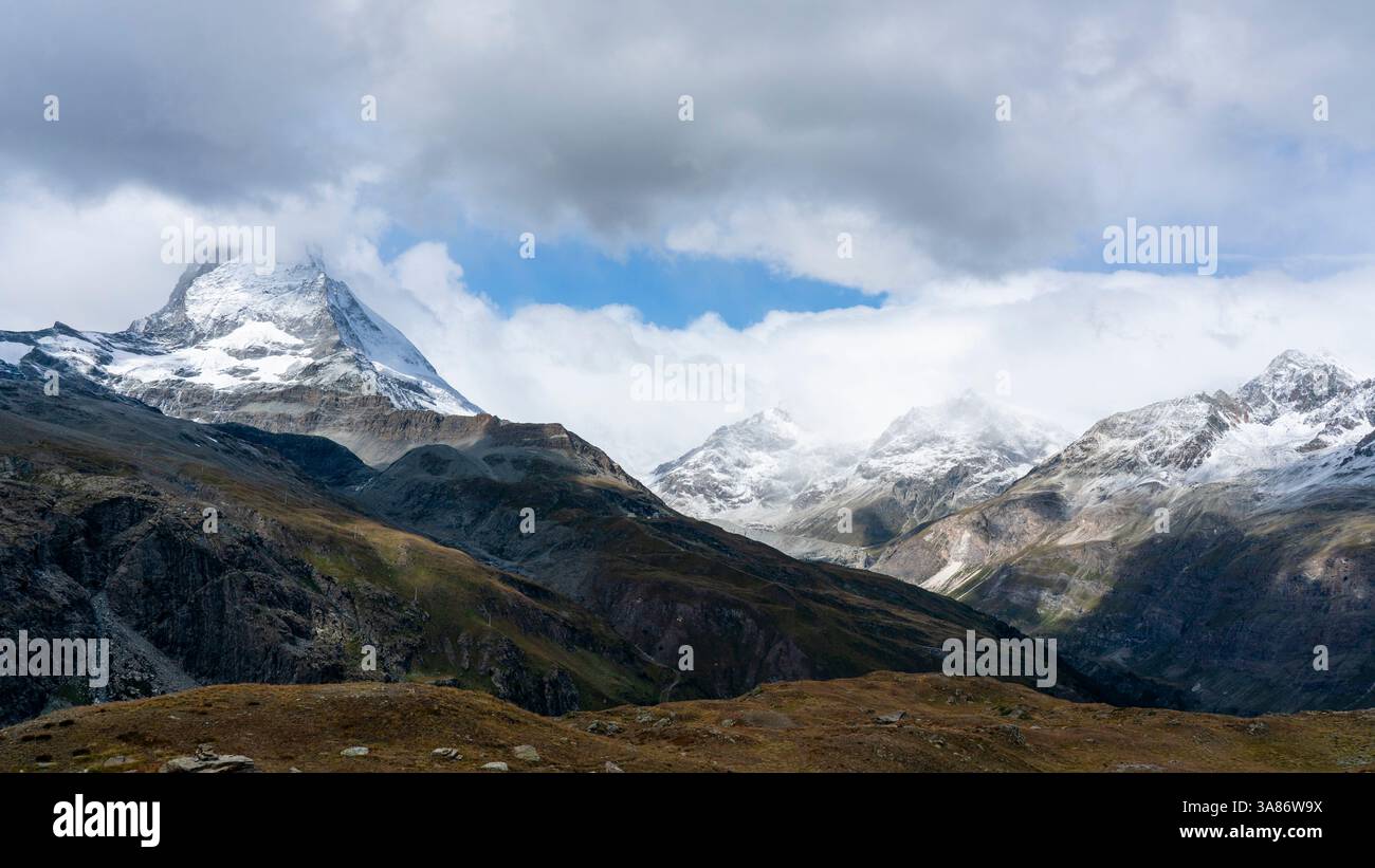 Matterhorn, Zermatt, Kanton Wallis, Schweiz Stockfoto