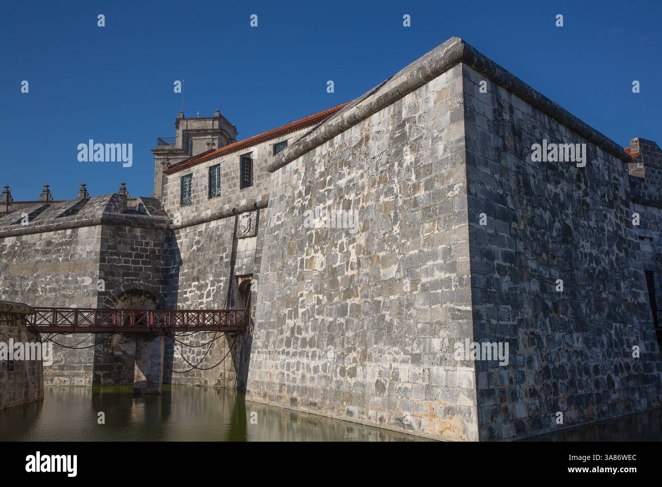 Havanna Burg der Königlichen Streitkräfte (Castillo de la Real Fuerza), Havanna Altstadt, UNESCO, Havanna, Kuba Stockfoto
