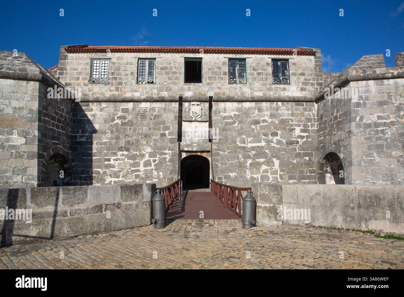 Havanna Burg der Königlichen Streitkräfte (Castillo de la Real Fuerza), Havanna Altstadt, UNESCO, Havanna, Kuba Stockfoto