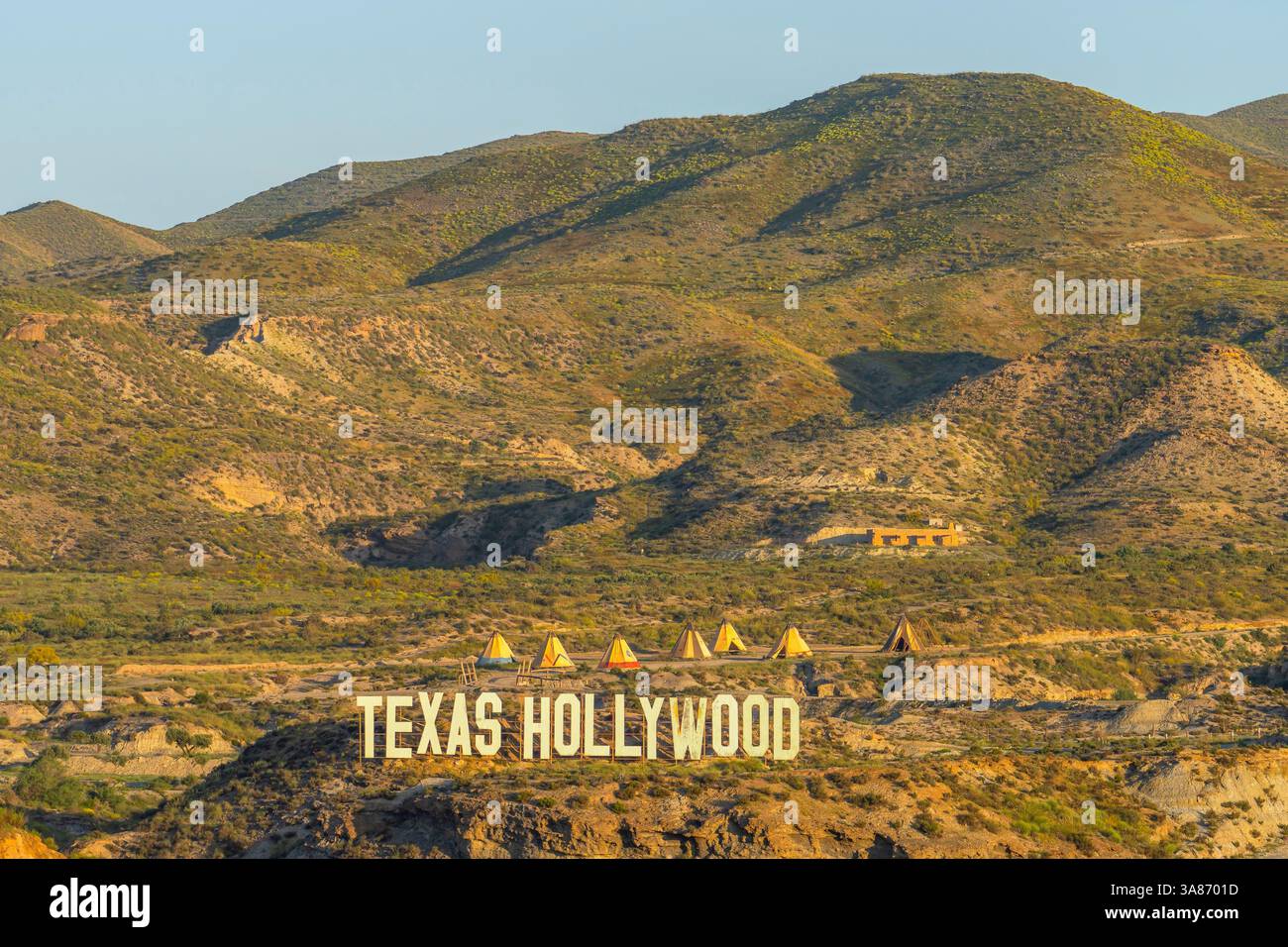 Fort Bravo (Texas Hollywood), Tabernas, Almeria, Andalusien, Spanien Stockfoto