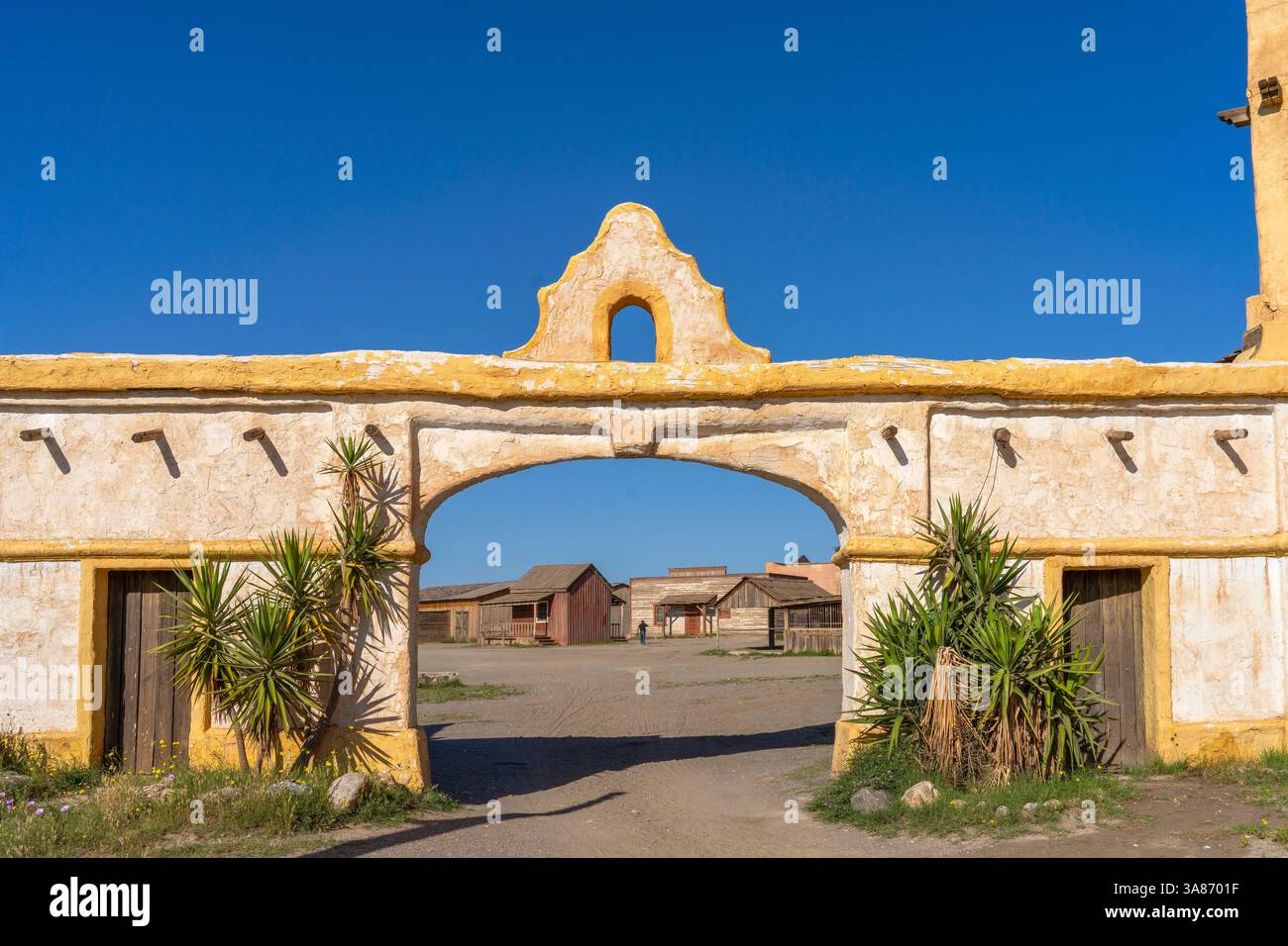 Fort Bravo (Texas Hollywood), Tabernas, Almeria, Andalusien, Spanien Stockfoto