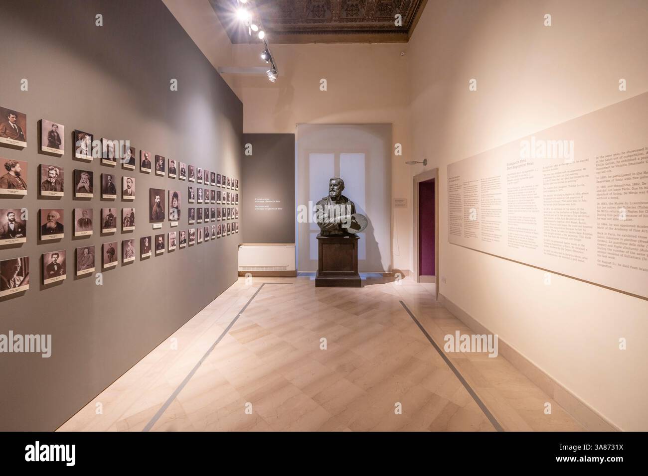 Giuseppe De Nittis Kunstgalerie, Palazzo Della Marra, Barletta, Barletta-Andria-Trani, Apulien, Italien Stockfoto