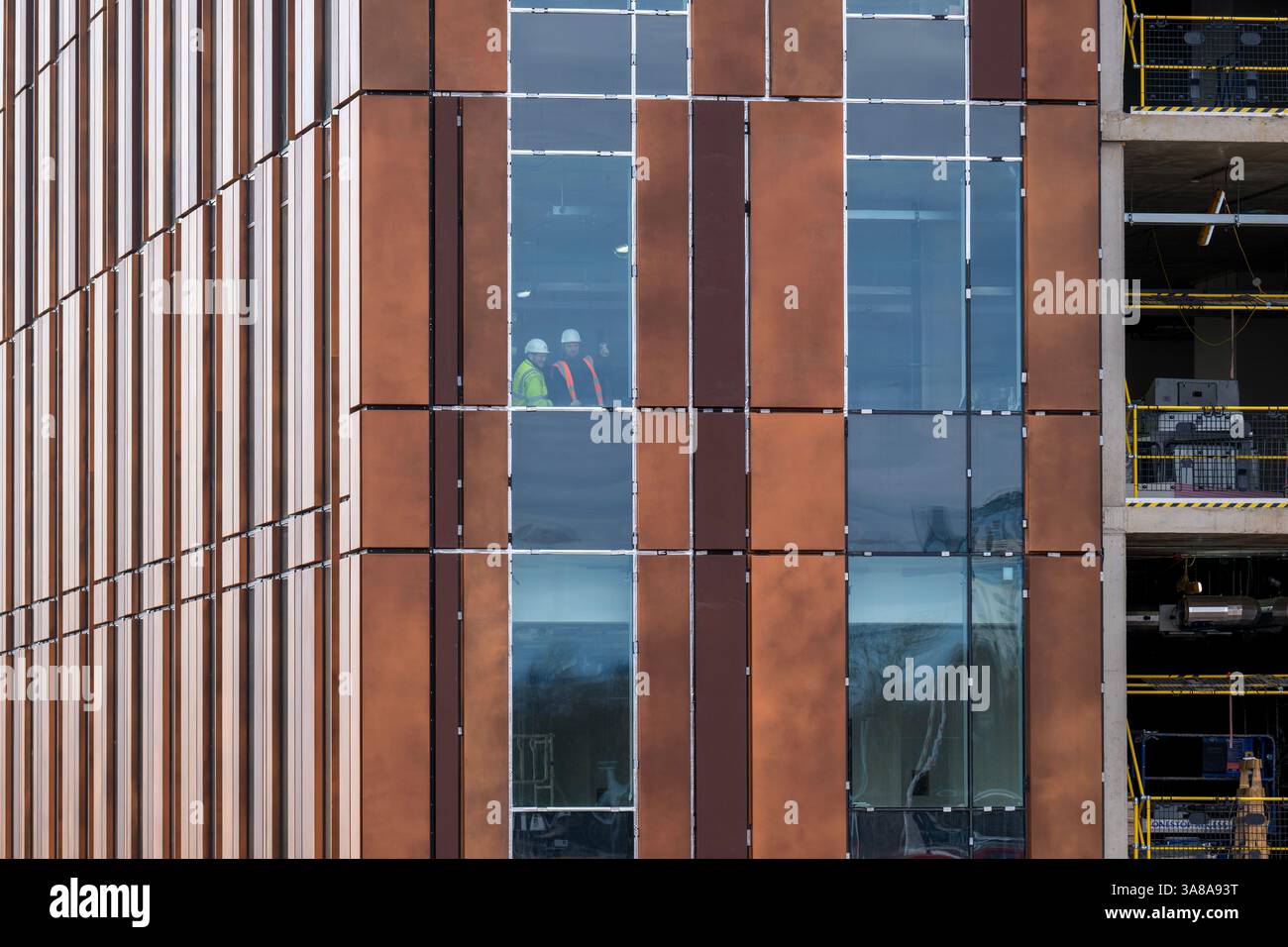 Bau des Health Innovation Hub in der Govan Gegend von Glasgow Stockfoto