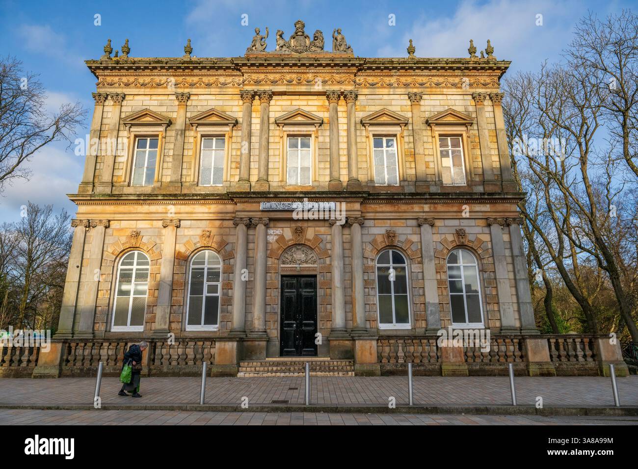 Langside Hall, im Herzen von Shawlands, in der Südseite von Glasgow, ist ein denkmalgeschütztes Gebäude der Kategorie A Stockfoto