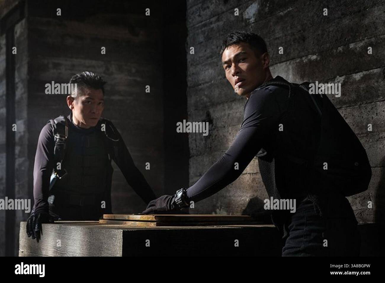 24. April 2017: Andy Lau, Tony Yo-ning Yang, Film der Abenteurer 2017. (Credit Image: © Pictures/Entertainment Pictures via ZUMA Press) Stockfoto