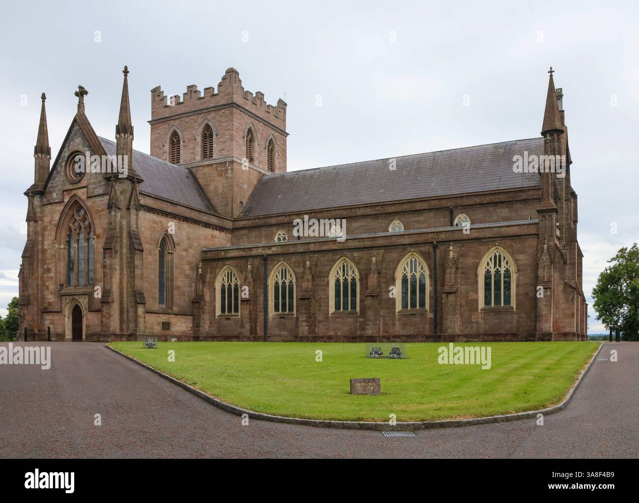 St Patrick's Cathedral Armagh - Kirche von Irland Kathedrale in Nordirland. Stockfoto
