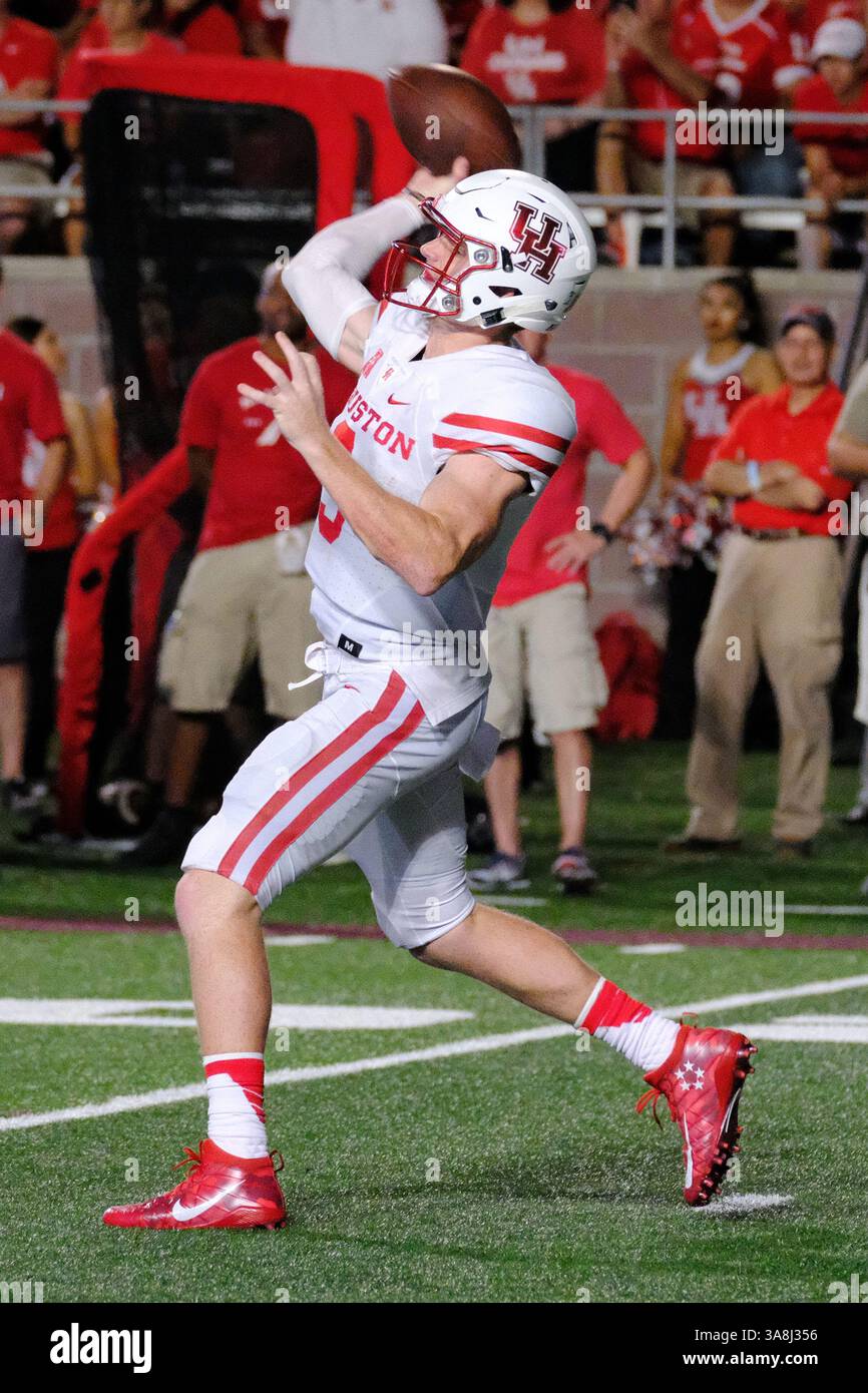 September 2016 .. Kyle Postma #3 der Houston Cougars in Aktion gegen die Texas State Bobcats in San Marcus Texas im Bobcat Stadium. Houston besiegt die Bobcats 64-3.(Credit Image: &Copy; Robert Backman/CSM/Cal Sport Media via ZUMA Wire) Stockfoto