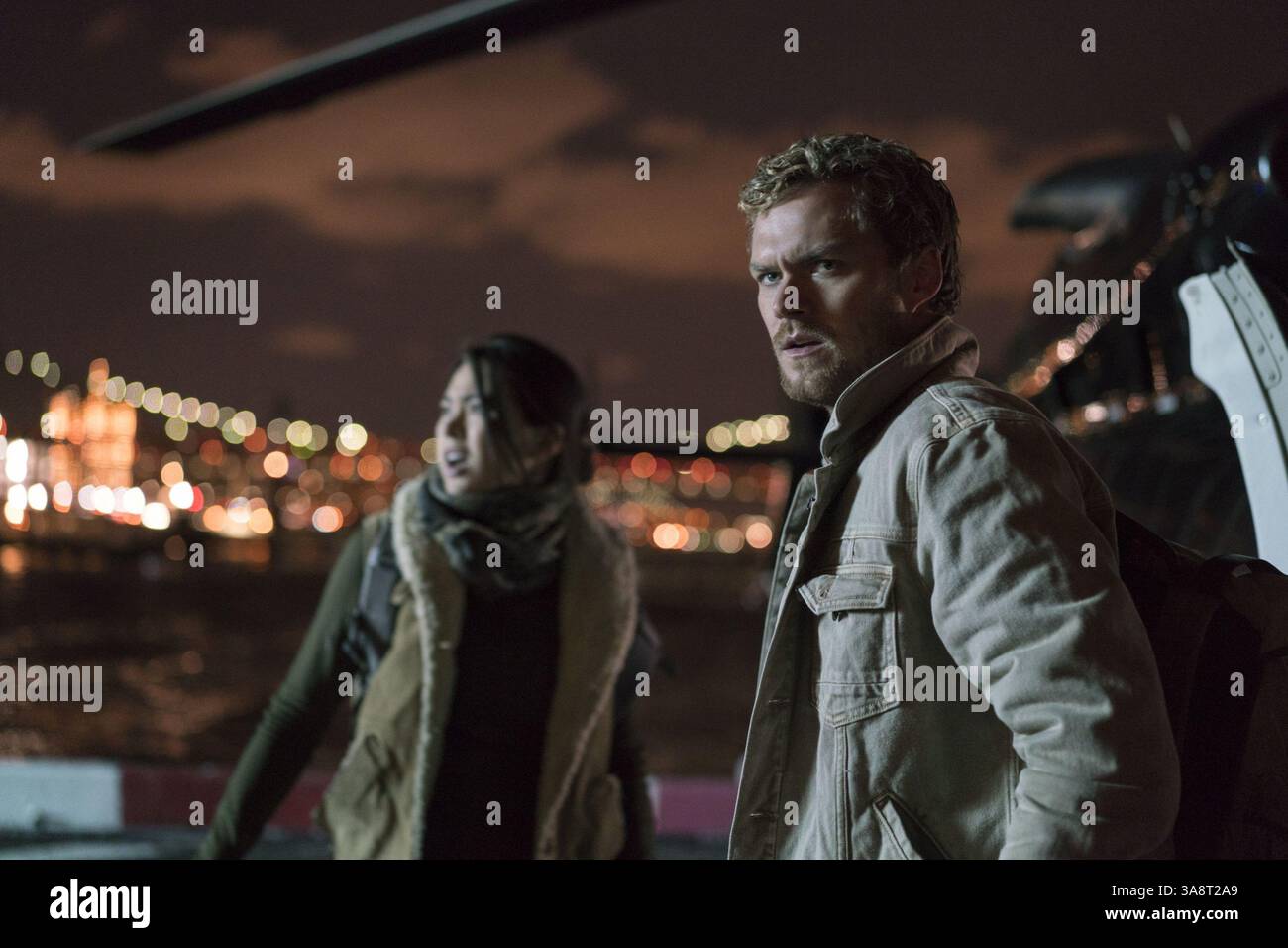 24. April 2017: Jessica Henwick, Finn Jones, TV-Serie Marvel's The Defenders' (Season1) 2017. (Kreditbild: © Netflix/Entertainment Pictures/ZUMAPRESS.com) Stockfoto