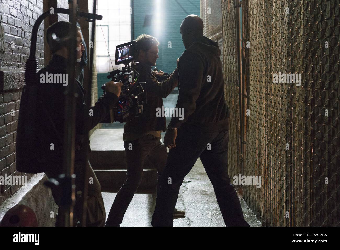 24. April 2017: Finn Jones, Mike Colter. Marvel's The Defenders' (Season1) TV Series 2017. (Kreditbild: © Netflix/Entertainment Pictures/ZUMAPRESS.com) Stockfoto