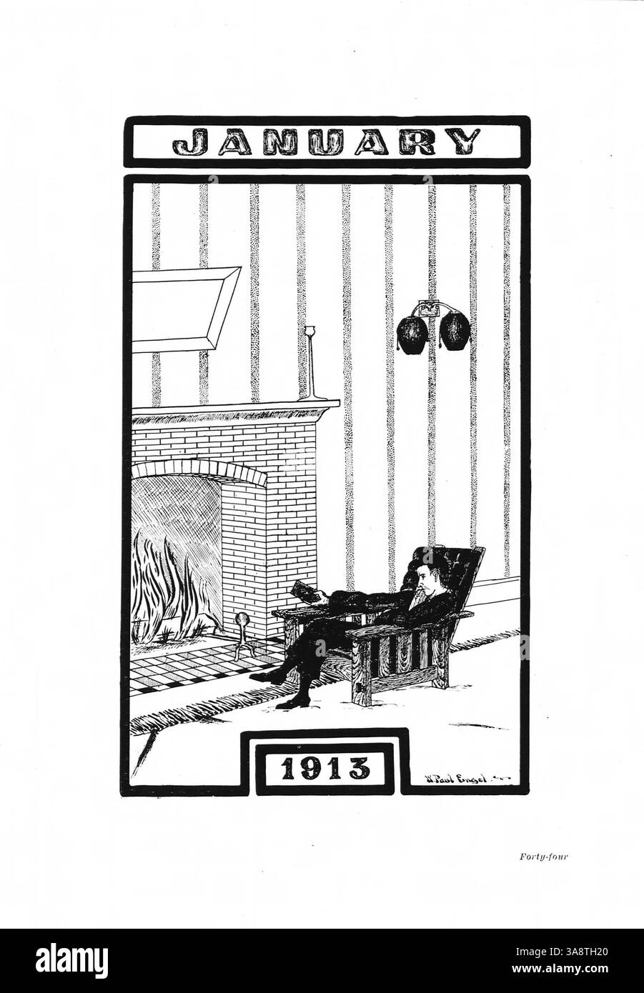 Die Ausgabe 1912 von Polaris dokumentiert Studenten der North High School, Lehrkräfte, Sportveranstaltungen und die Geschichte der afroamerikanischen Nationalmannschaft aus dem akademischen Jahr 1911-1912. Stockfoto