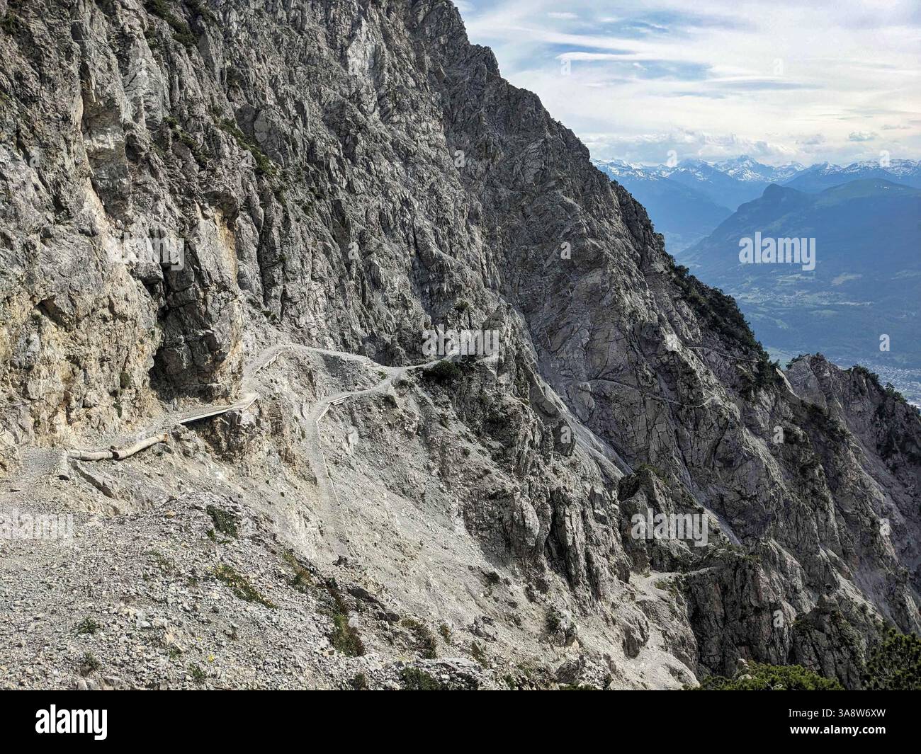 Wandern Der Drei Schwestern, 3 Schwestern, Liechtenstein, Atemberaubende Landschaften, Versteckte Wege, und die Naturwunder Stockfoto