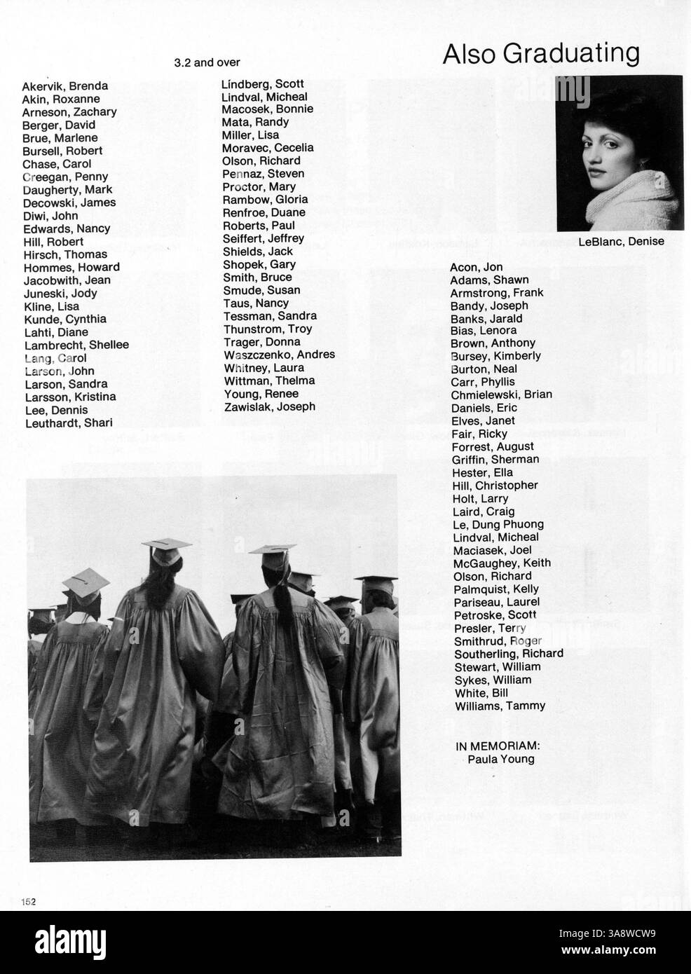 Diese Ausgabe des Rednerjahrbuchs 1981 der Patrick Henry High School beleuchtet die wichtigsten Veranstaltungen, Lehrkräfte, Schüleraktivitäten und Sportmannschaften des Schuljahres 1980-1981. Stockfoto