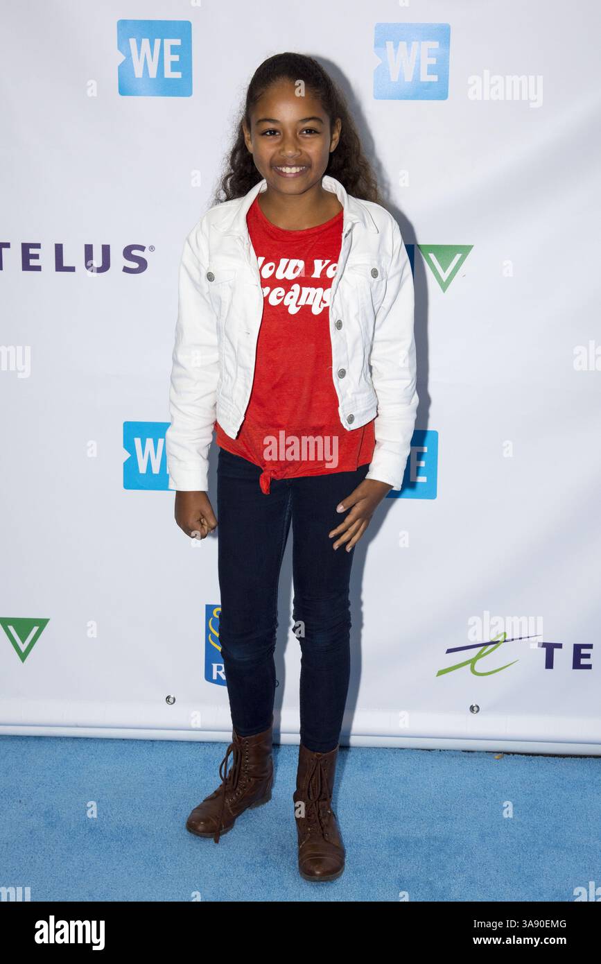28. September 2017 – Toronto, Ontario, Kanada – Millie Davis nimmt an den Feierlichkeiten zum WE Day im Air Canada Centre in Toronto, Kanada Teil. IM BILD: MILLIE DAVIS (Credit Image: © Angel Marchini via ZUMA Wire) Stockfoto