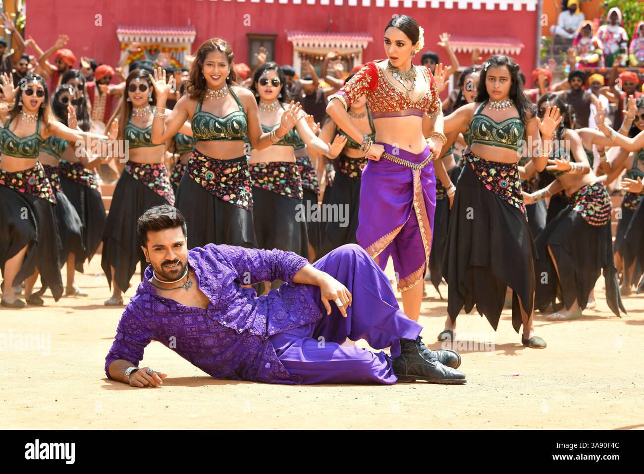 Game Changer Ram Charan & Kiara Advani Stockfoto