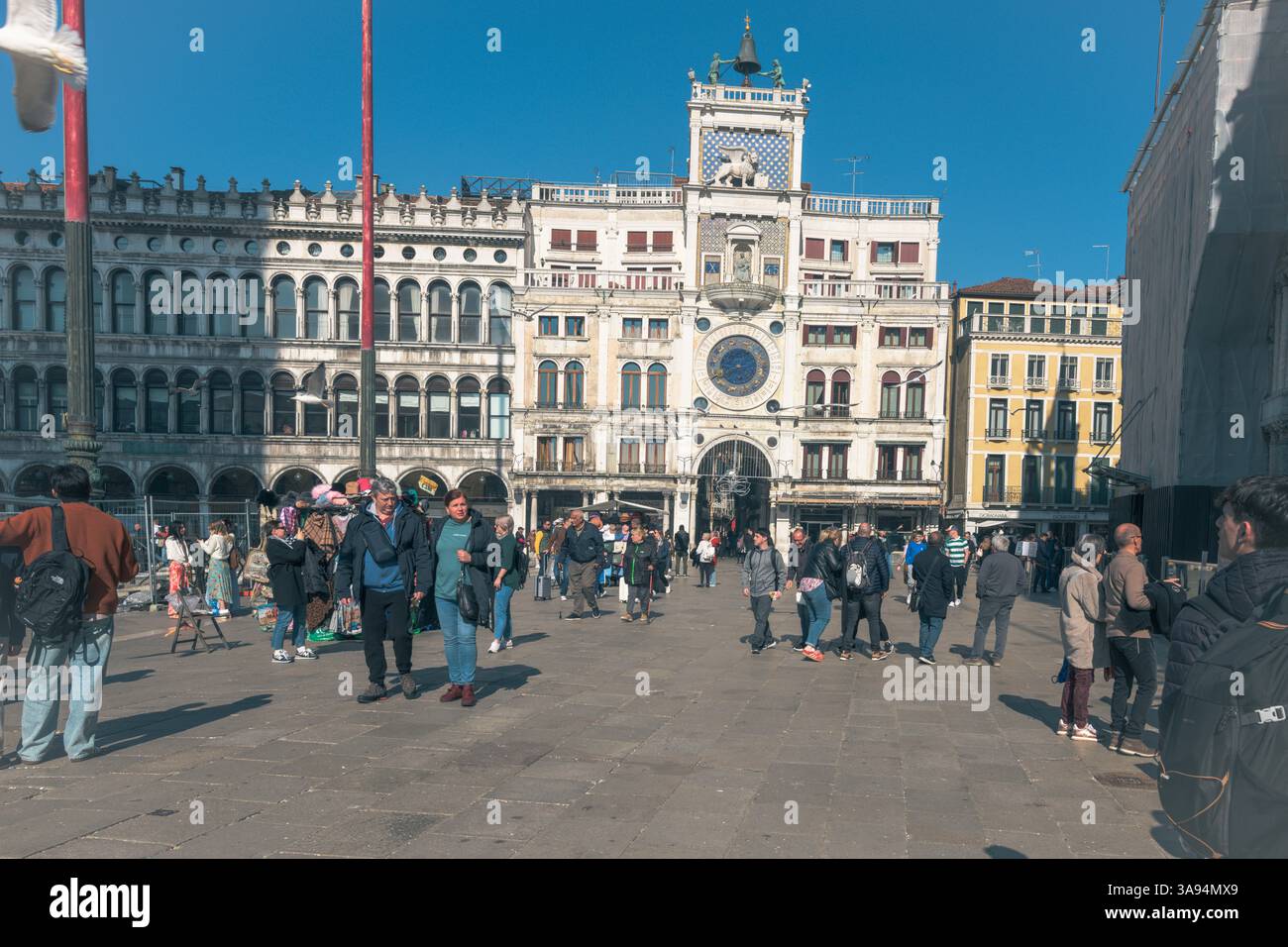 Venedig, St. Mark's plaza Square Stockfoto Venedig, St. Mark's plaza Square Stockfoto