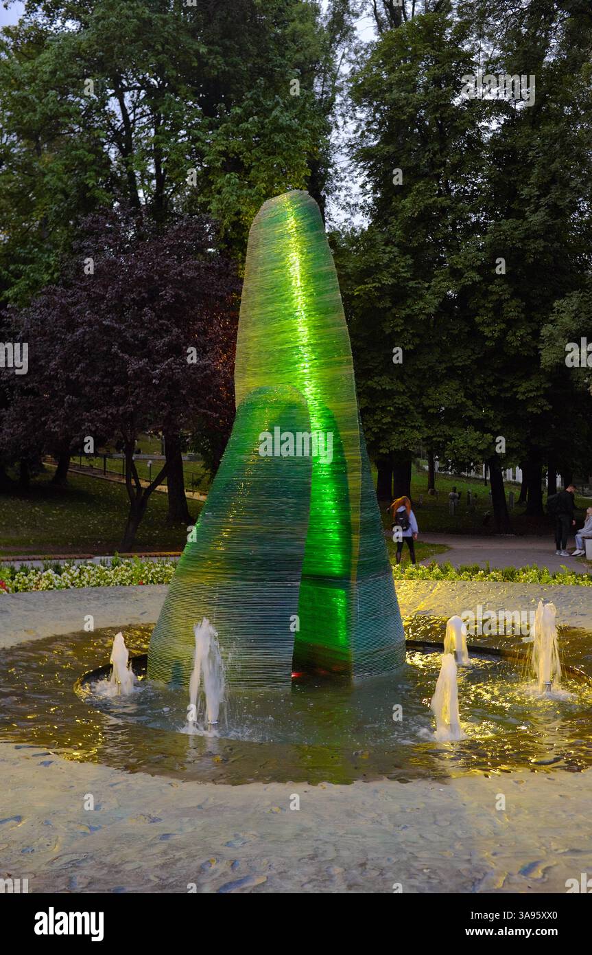 Gedenkstätte für Kinder, die bei der Belagerung von Sarajevo, 1992–1995, Bosnien und Herzegowina getötet wurden Stockfoto