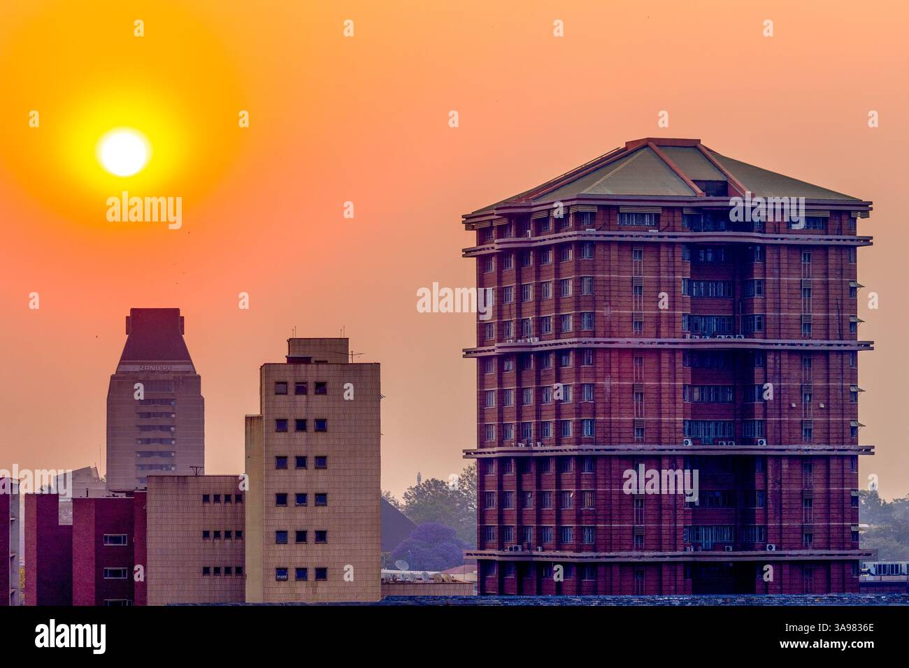 Hurudza House Agri Bank im AFC-Gebäude Stockfoto