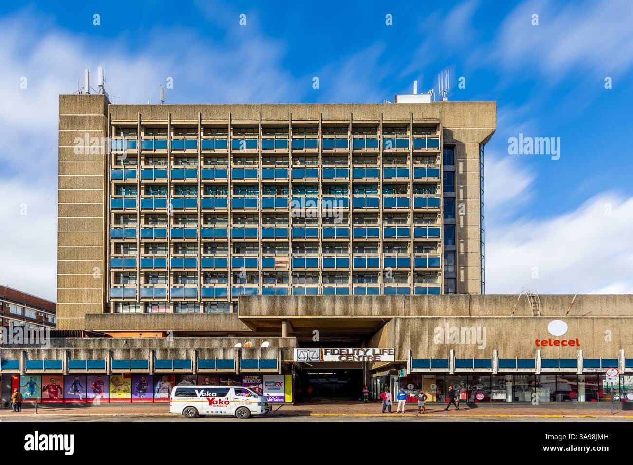Treue Life Building MutareTallest Building in Mutare Simbabwe Stockfoto