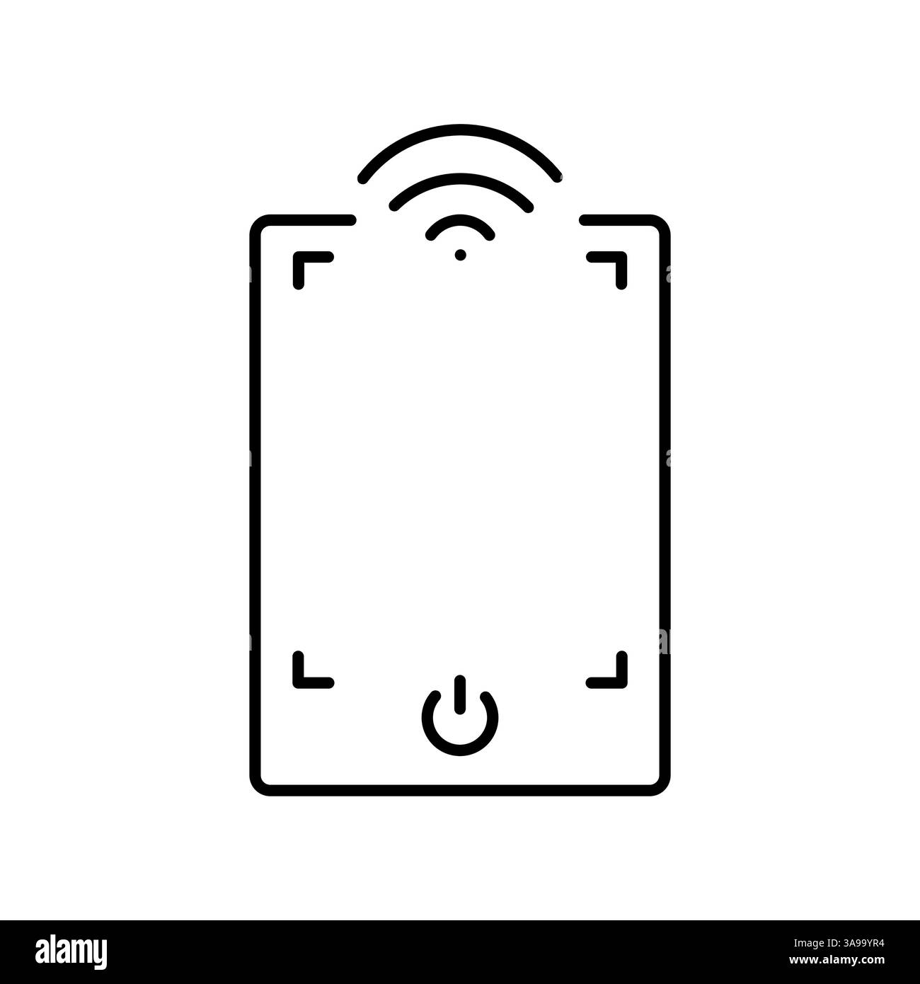 Intelligentes Spiegelsymbol für digitale und gedruckte Projekte. Minimale bereinigte Symbole für Apps und Websites. Moderne, einfache Symbole für UI UX und Branding Stock Vektor