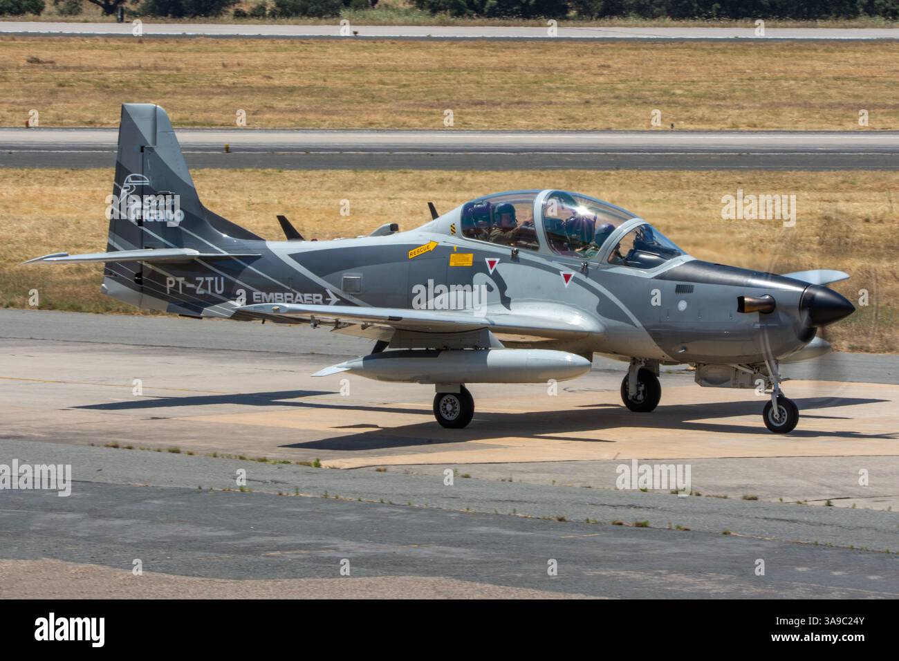 Embraer EMB 314 Super Tucano beim Beja Air Festival Stockfoto