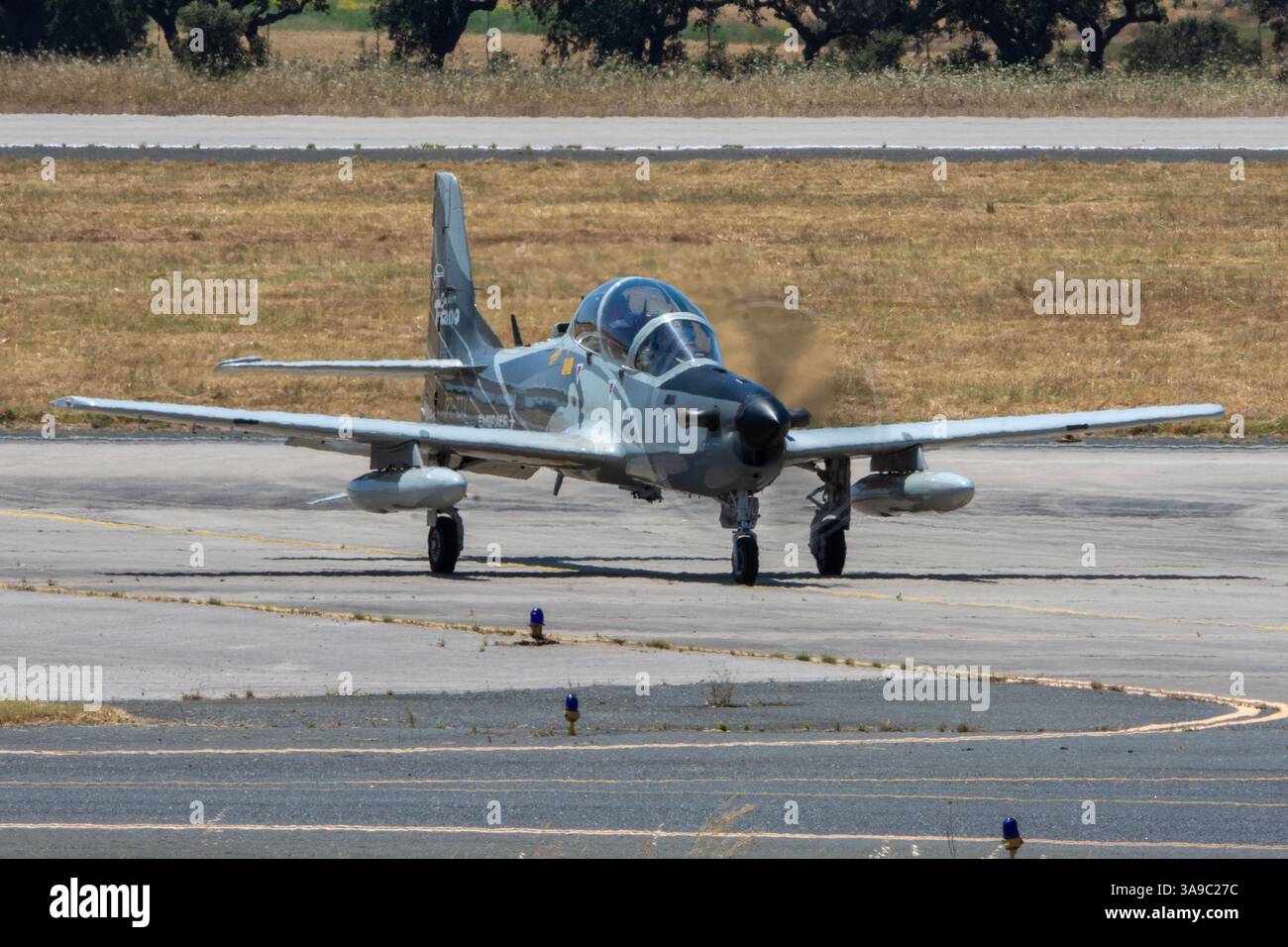 Embraer EMB 314 Super Tucano beim Beja Air Festival Stockfoto