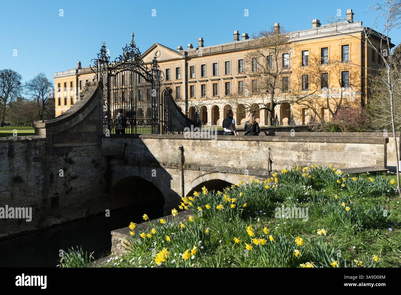 Magdalen College New Building, Oxford University, Oxford, Großbritannien Stockfoto
