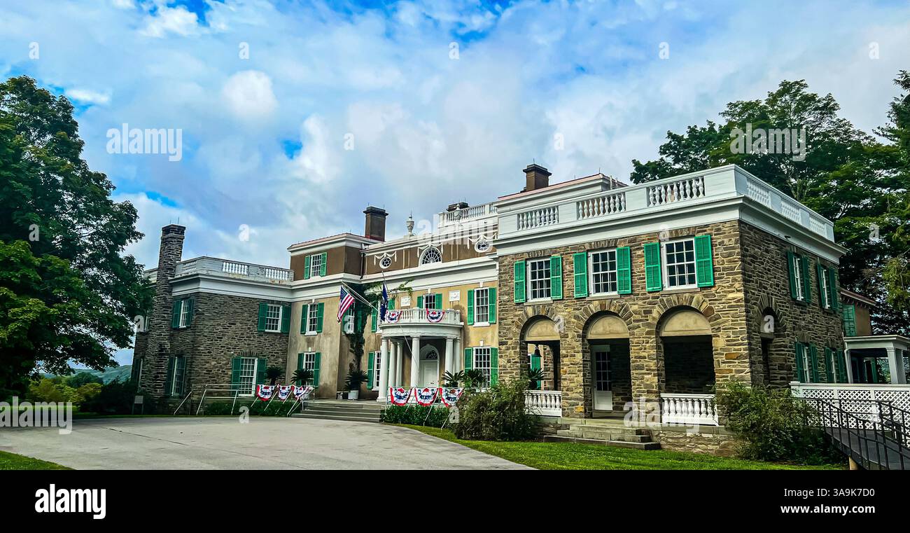 Heimat des Franklin D Roosevelt National Historic Park Stockfoto