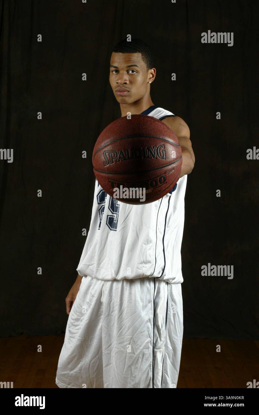 Oktober 2004; Houston, TX, USA; GERALD GREEN der Gulf Shores Academy. Während seines letzten Jahres an der Gulf Shores Academy erzielte Gerald Green im Durchschnitt 33 Punkte, 12 Rebounds, 7 Assists und 3 blockierte Schüsse. Er wurde zum All-American ernannt und erhielt den MVP Award im jährlichen McDonald's All-American-Spiel, bei dem zwei Teams aus den besten Highschool-Basketballspielern der Vereinigten Staaten teilnahmen. Gerald Green wurde von den Celtics mit dem 18. Pick der ersten Runde im NBA Draft 2005 ausgewählt. Stockfoto