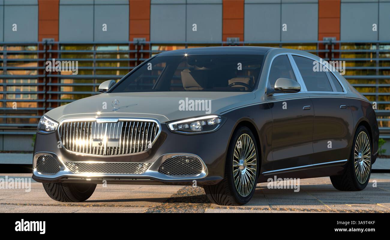 Mercedes-Benz S-Klasse Maybach Stockfoto