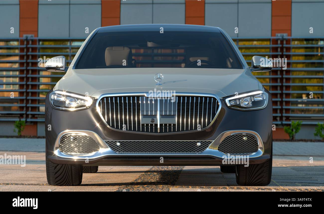 Mercedes-Benz S-Klasse Maybach Stockfoto