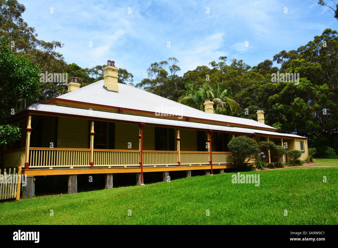 Port Macquarie, New South Wales, Australien – 10. Dezember 2015. Roto House, eine schöne viktorianische Villa aus dem Jahr 1891, in Port Macquarie, NSW. Gebaut von Surve Stockfoto