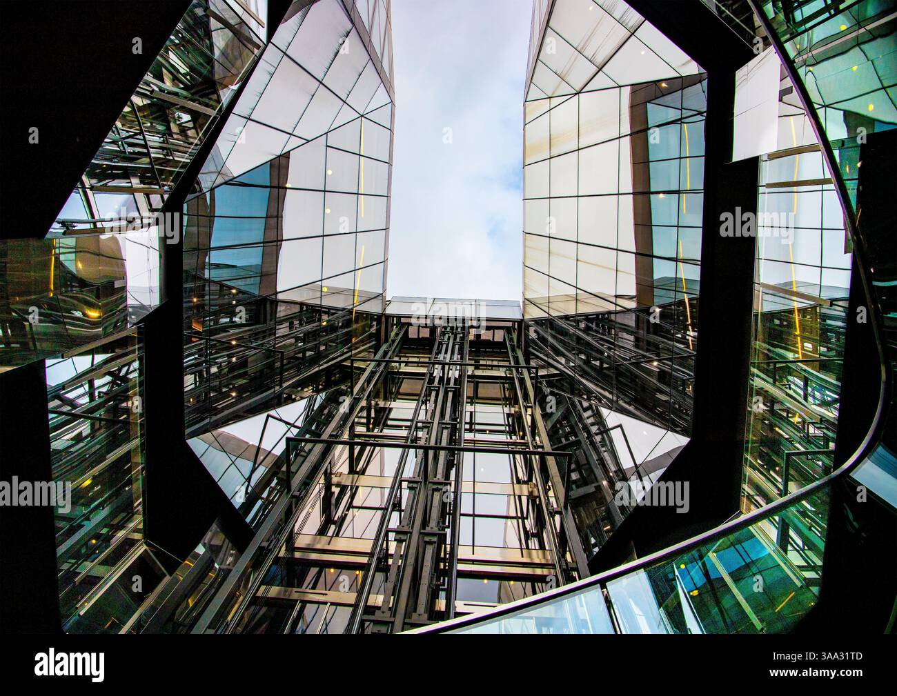 Der Himmel ist die Grenze Stockfoto