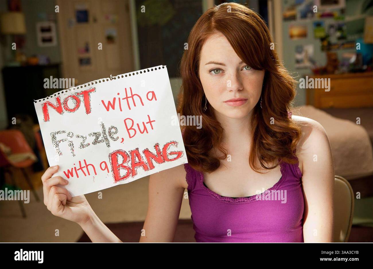 EASY A 2010 Sony Pictures veröffentlicht Film mit Emma Stone als Olive Penderghast Stockfoto