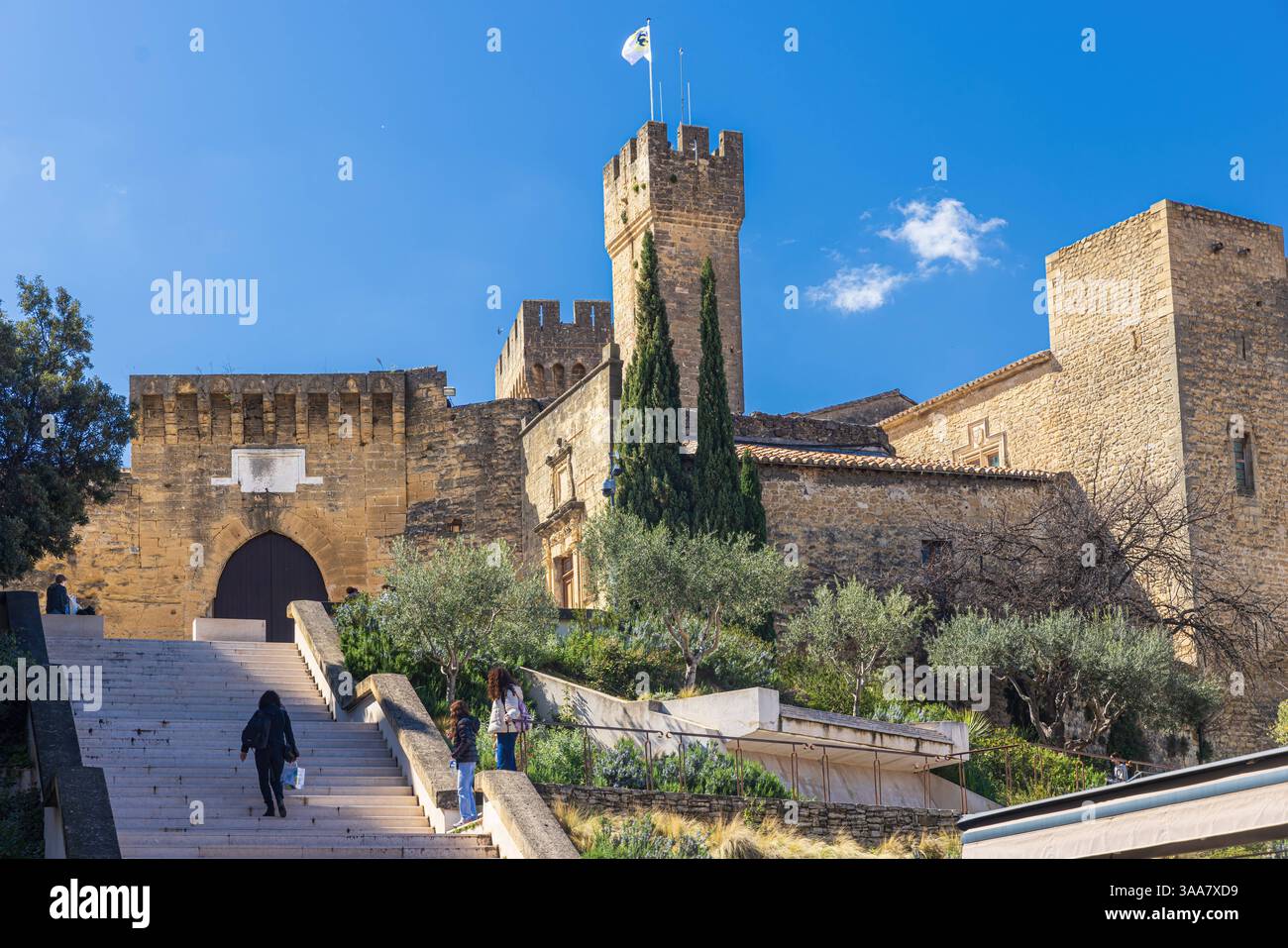 Schloss in Salon-de-Provence, Frankreich das Schloss in Salon-de-Provence Frankreich *** Schloss in Salon de Provence, Frankreich das Schloss in Salon de Proven Stockfoto
