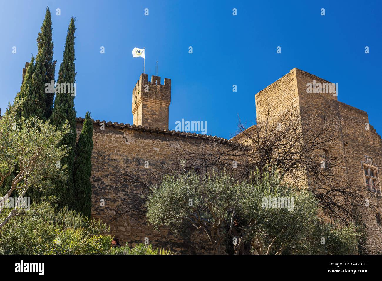 Schloss in Salon-de-Provence, Frankreich das Schloss in Salon-de-Provence Frankreich *** Schloss in Salon de Provence, Frankreich das Schloss in Salon de Proven Stockfoto