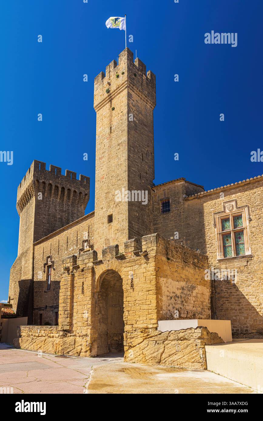 Schloss in Salon-de-Provence, Frankreich das Schloss in Salon-de-Provence Frankreich *** Schloss in Salon de Provence, Frankreich das Schloss in Salon de Proven Stockfoto