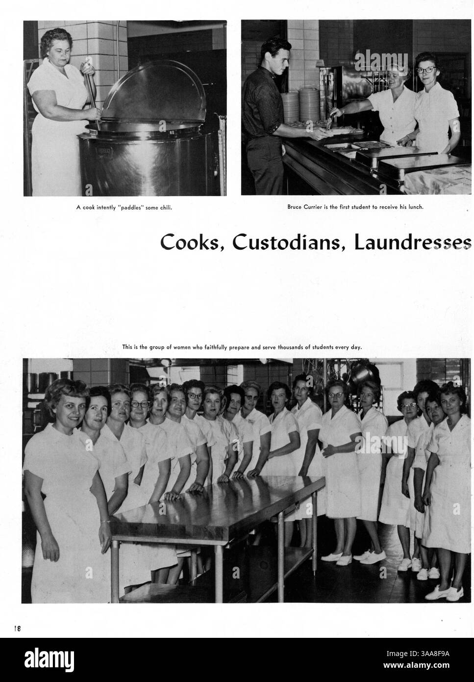 Das Robbinsdale High School Yearbook 1964 fängt das Wesen des Schülerlebens ein, darunter akademische Aktivitäten, Sport, Vereine und schulweite Veranstaltungen aus dem Schuljahr 1963-1964. Stockfoto