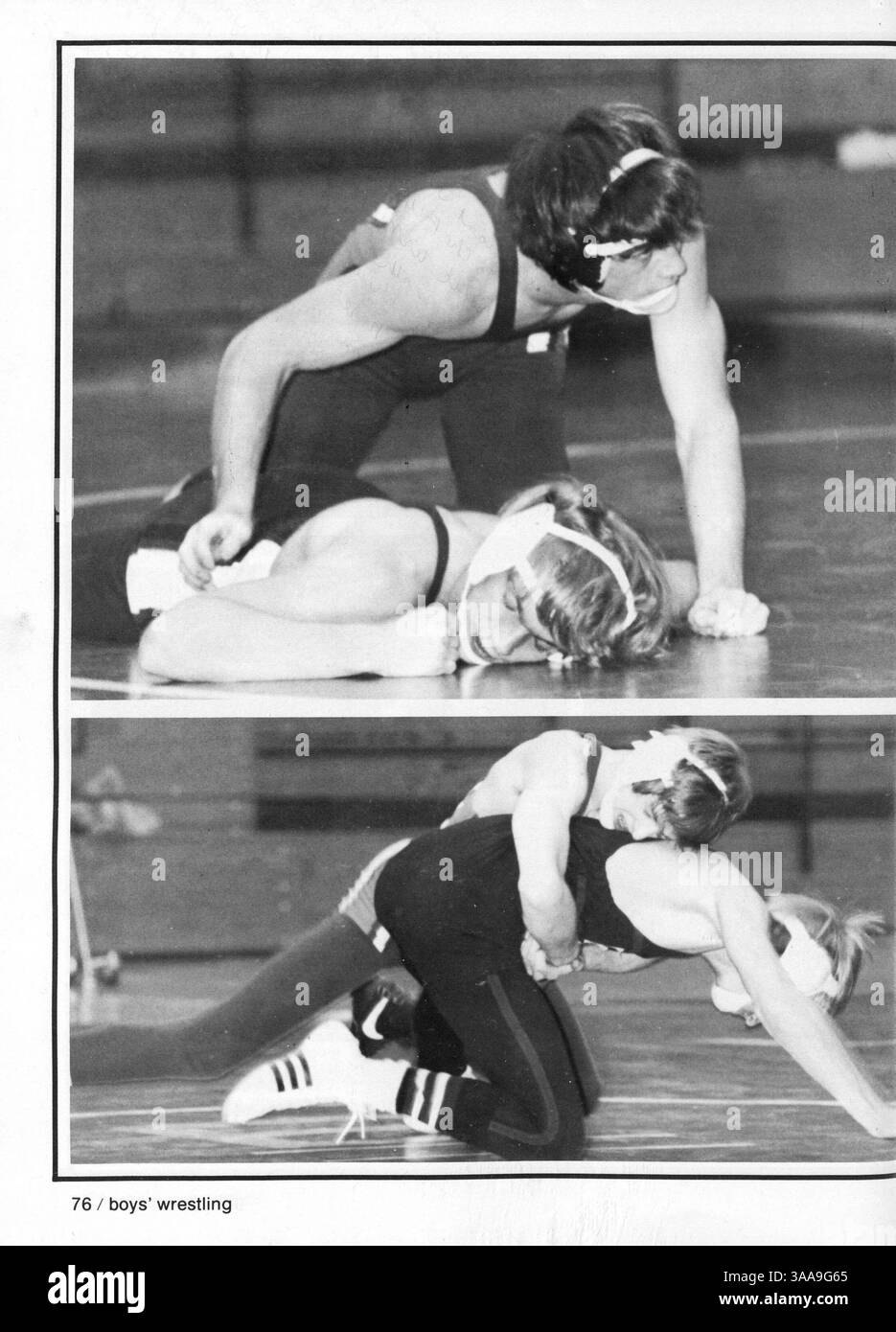 Das Windigo Jahrbuch 1979 fasst die akademischen und außerschulischen Höhepunkte der Edina West High School zusammen und dokumentiert Schüler, Lehrer, Leichtathletik und Vereine. Stockfoto