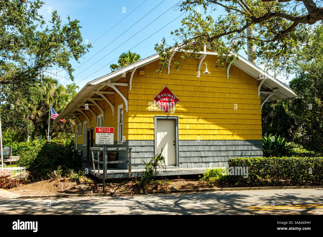 Indian River County Historical Society, 14th Avenue, Vero Beach, Florida Stockfoto