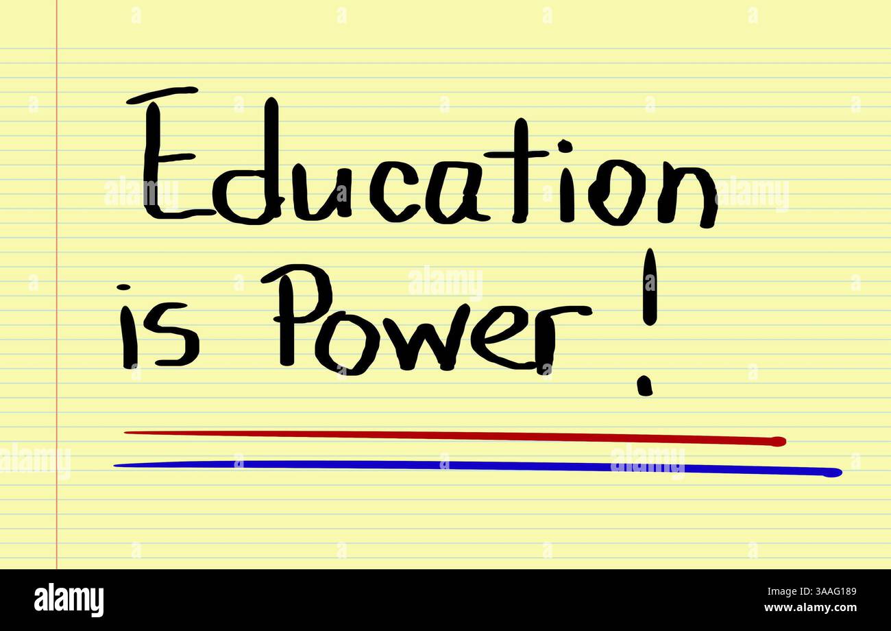 Bildungskonzept Stockfoto