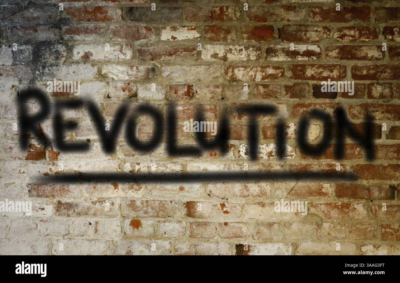 Revolution-Konzept Stockfoto