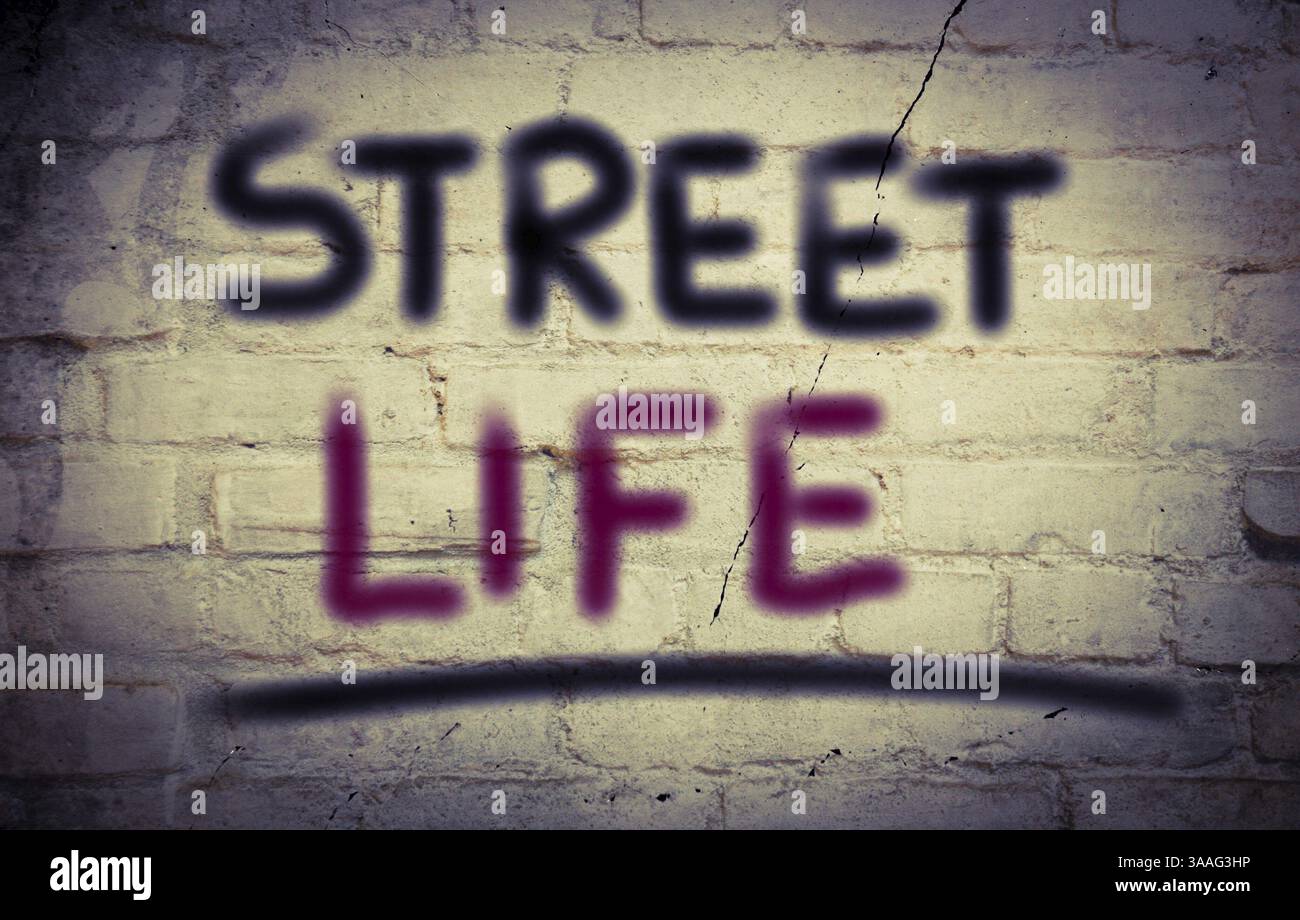 Street Life-Konzept Stockfoto
