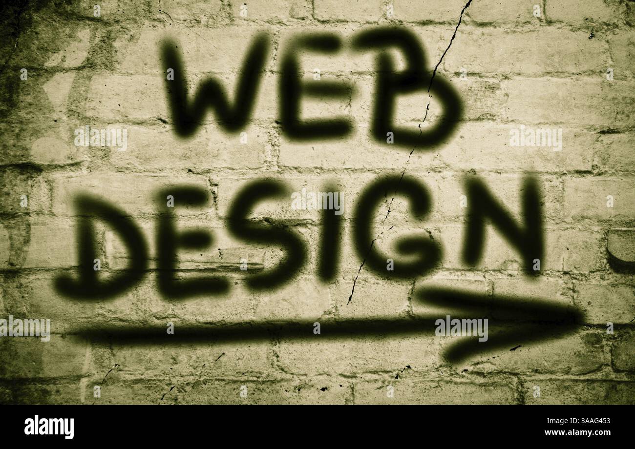 Web-Design-Konzept Stockfoto