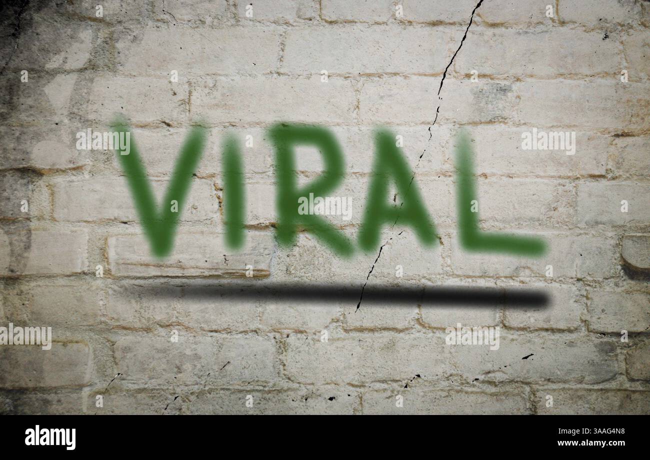 Viral Concept Stockfoto