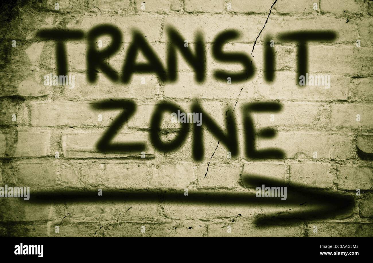 Migrationskonzept Stockfoto