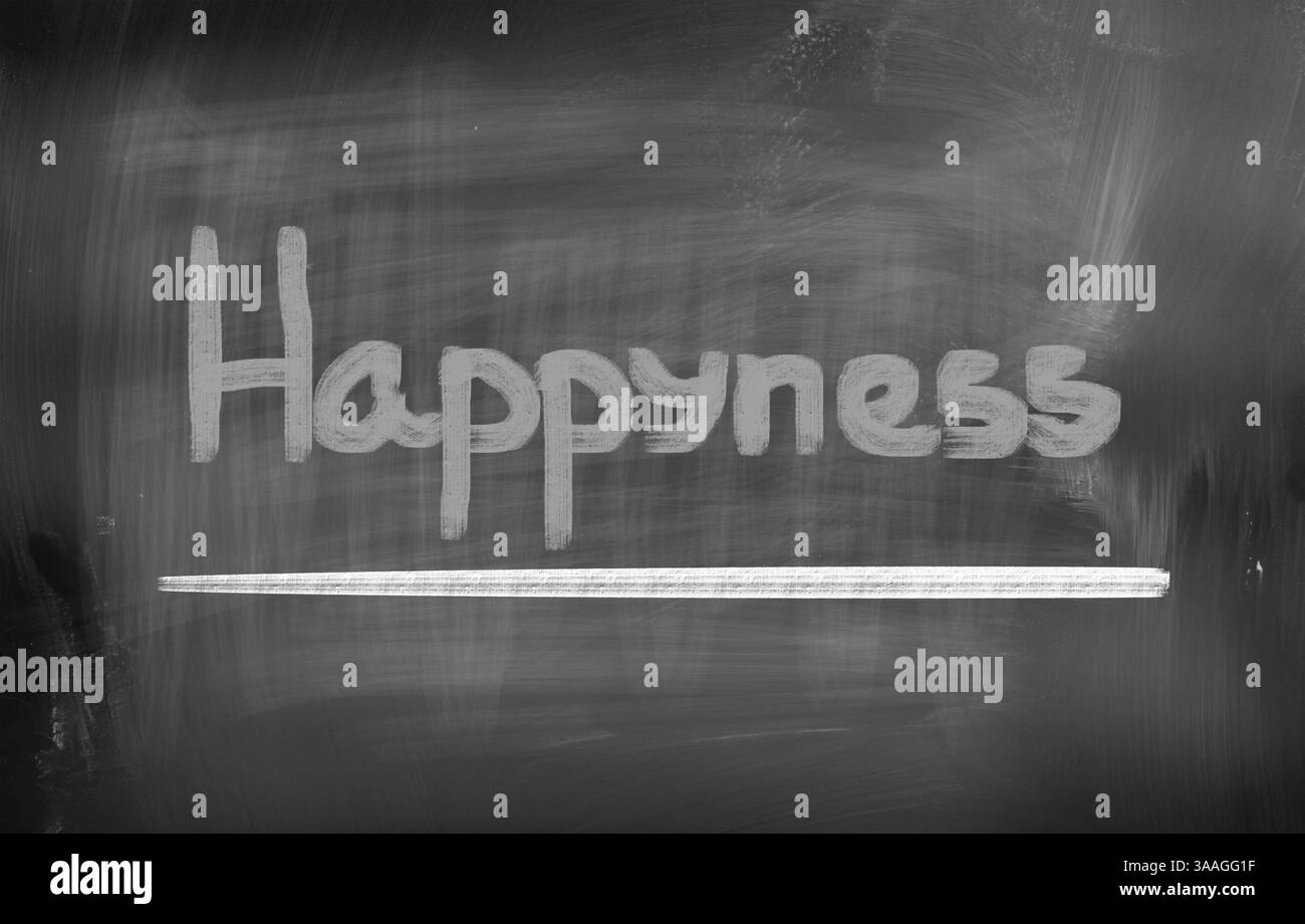 Happyness-Konzept Stockfoto